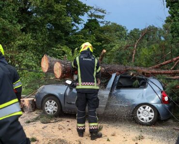 Storm In The Balkans, Fires In Greece