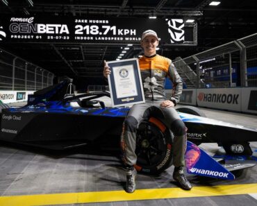 Unconstrained Formula E Car Sets New Indoor Speed ​​Record