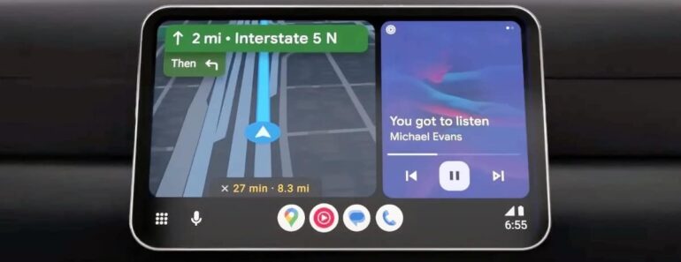 google maps android auto copie