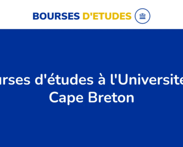 The 48 Scholarships at Cape Breton University in Canada in 2024.