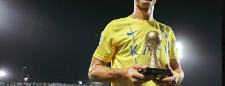 Cristiano Ronaldo Quelle est la signification de ce trophee recu par la star en Coupe Arabe