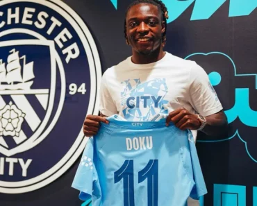 Jérémy Doku leaves Rennes to join Manchester City