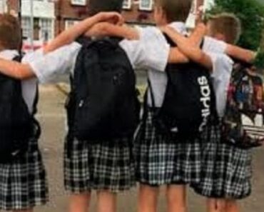 Boys will be allowed to wear skirts to school