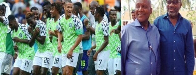 CAN les milliardaires nigerians Dangote et Otedola promettent 27 millions de nairas Super Eagles